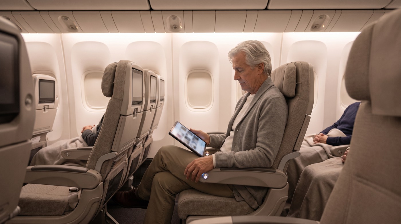 Best Airplane Seats for Travelers Over 60